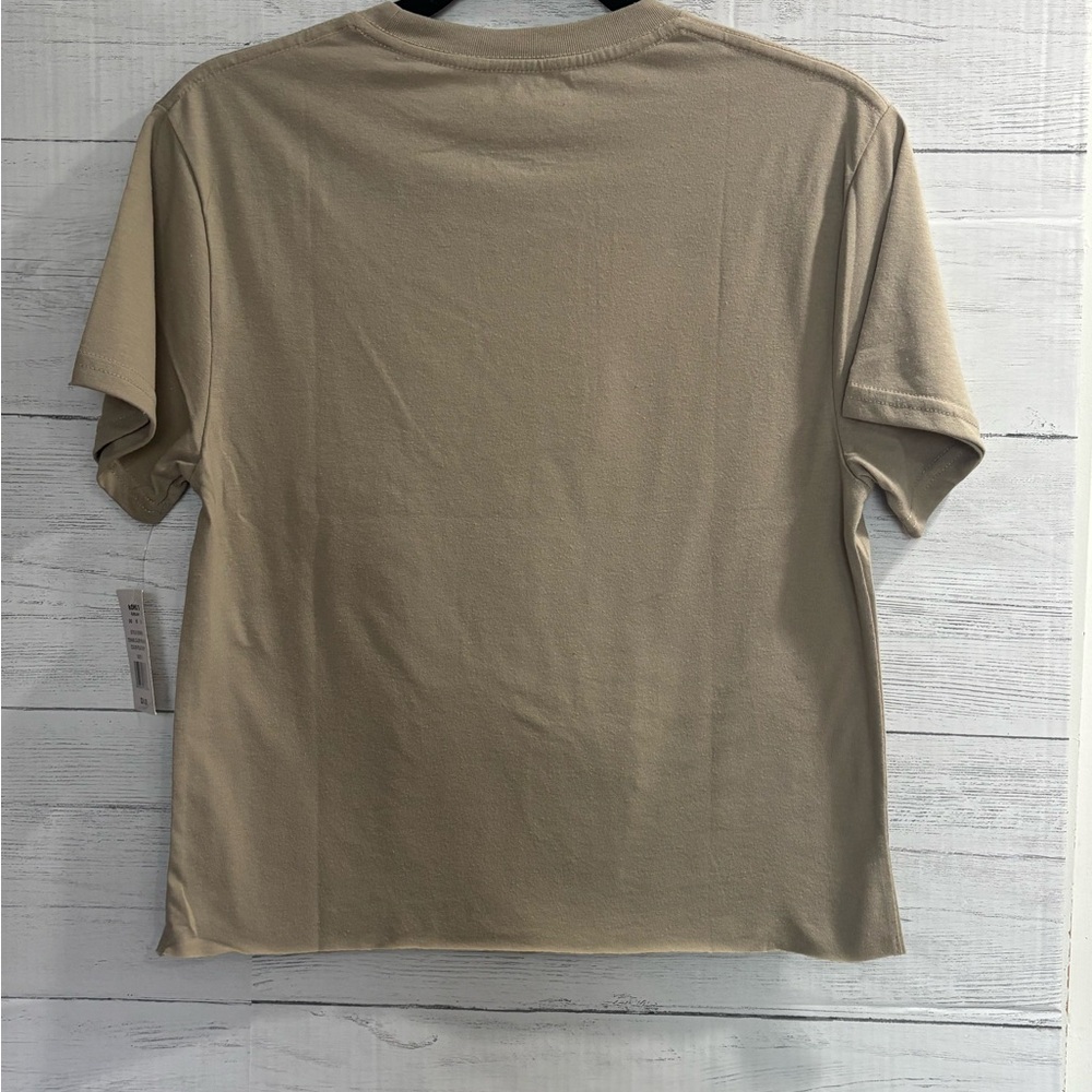 Fifth Sun Tennis Graphic Tee Small Beige Malibu California Preppy Aesthetic NWT - Picture 4 of 10
